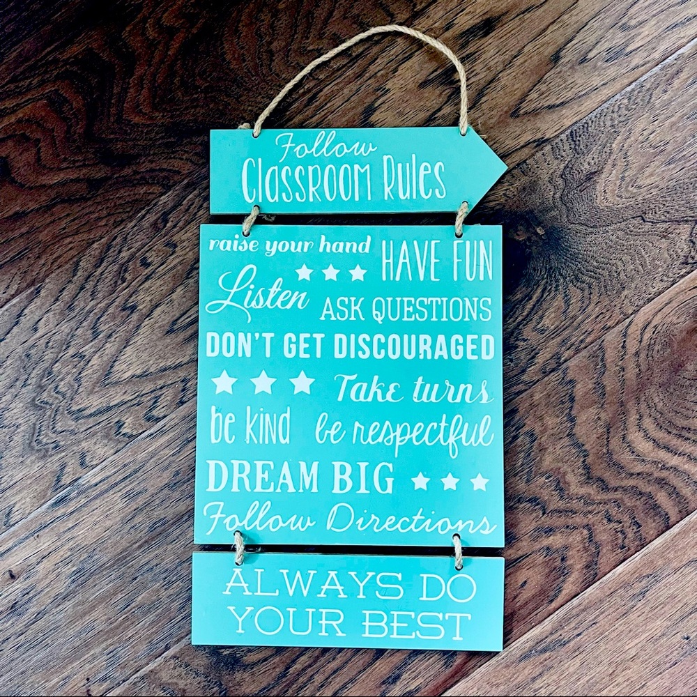 Classroom Rules Sign | Perfect Gift For Teachers